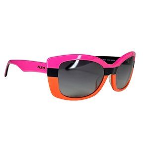Prada Colorblock Cat Eye SPR 03N Sunglasses NEW